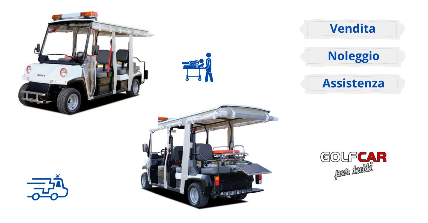 Veicolo elettrico ambulanza