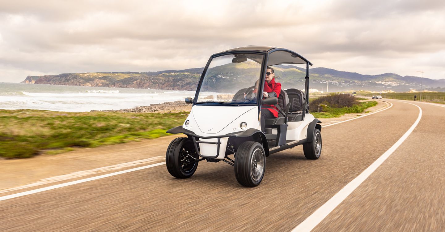 Golf car Garia omologata per la circolazione stradale