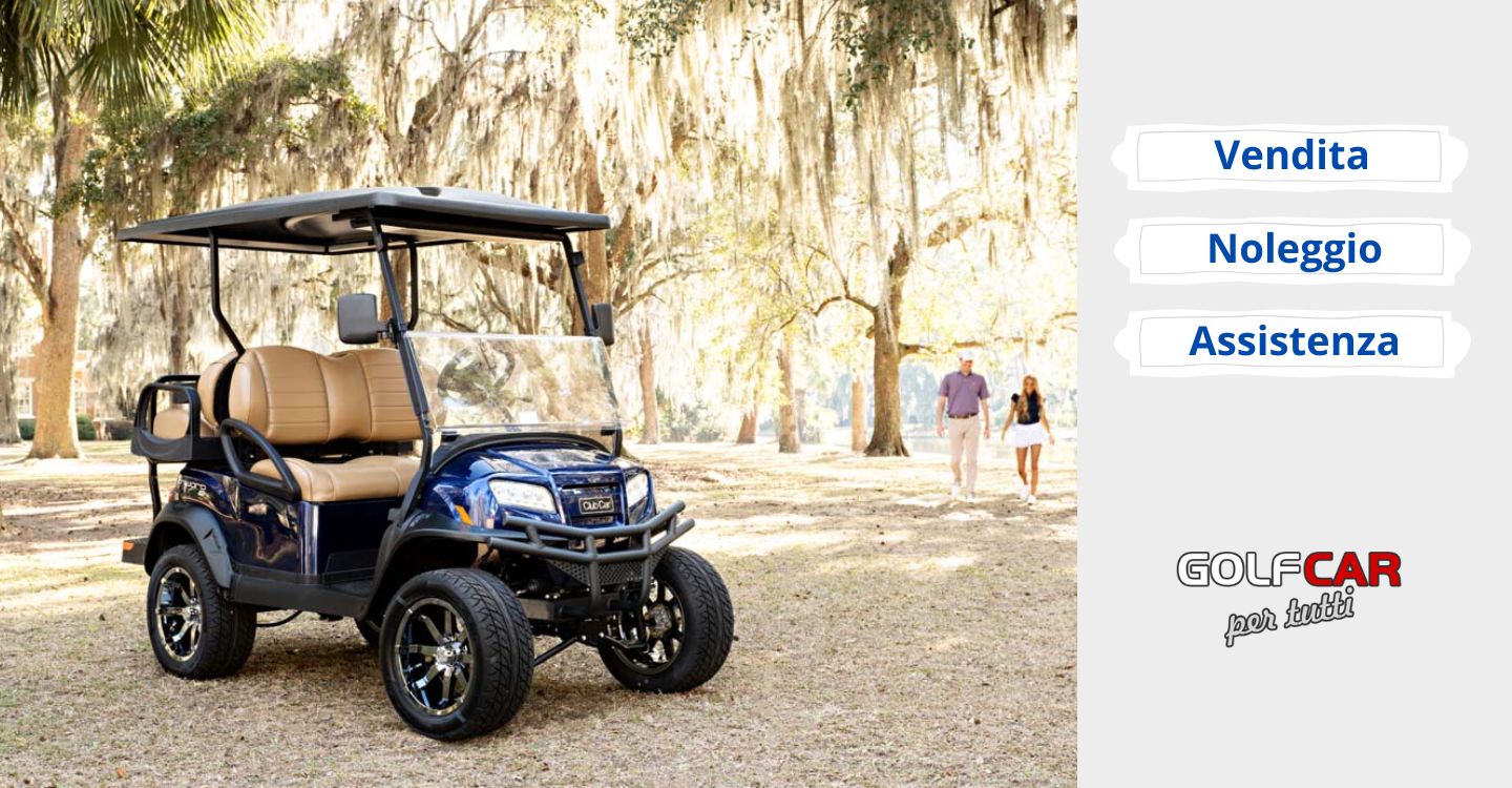 Golf cart Club Car Onward 4 posti Lifted: noleggio e vendita