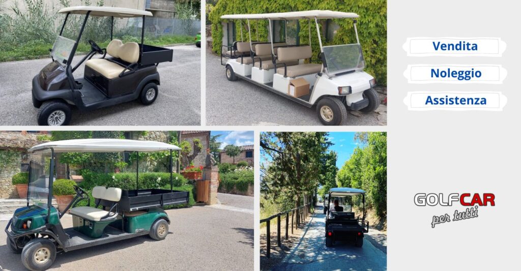 Veicoli elettrici e golf car per trasporto valigie: ideale per alberghi, campeggi, resort e hotel