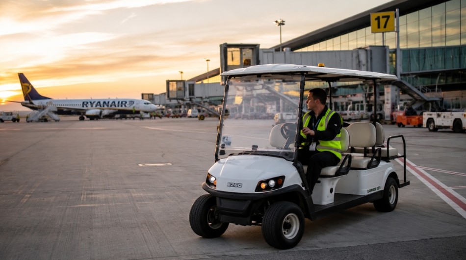 Golf car per aeroporti mobilità ed efficienza da Golf car per tutti