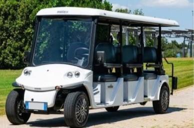 Navetta elettrica Melex omologata per la circolazione stradale